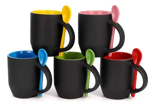 Taza mágica con cucharita