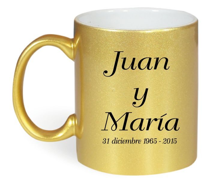 Taza dorada