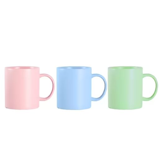 Taza colores pastel